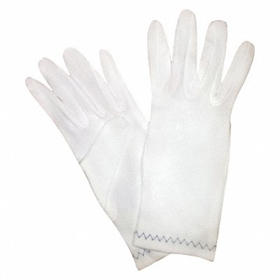 CONDOR 4JD15 Inspection Gloves White L PK12