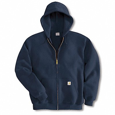 CARHARTT K1224723XLREG Hooded Sweatshirt Navy Cotton/PET 3XL