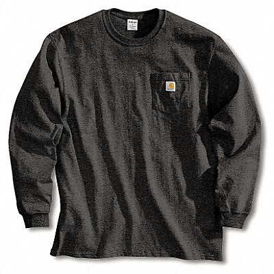 CARHARTT K126BLKXXLREG K7944 Long Sleeve T-Shirt Black 2XL