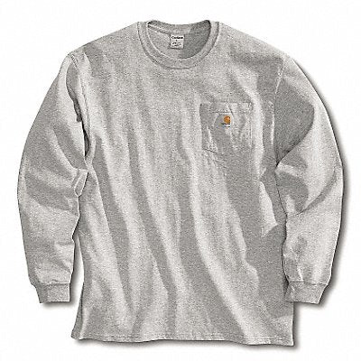CARHARTT K126HGYMEDREG K7944 Long Sleeve T-Shirt Heather Grey M