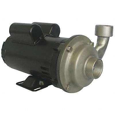 DAYTON 4JMV3 Centrifugal Pump 304SStl 1P 3/4in 1/2hp 38gpm