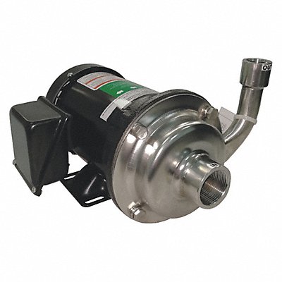 DAYTON 4JMX3 Centrifugal Pump 304SStl 3P 1 1/4in 1hp 90gpm