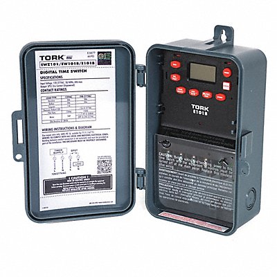TORK E101B Electronic Timer Grey Plastic