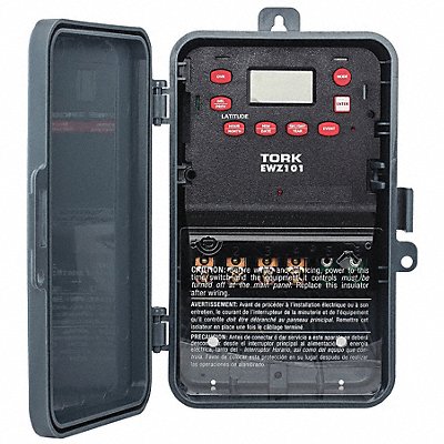 TORK EWZ101 Electronic Timer Astronomic Grey Plastic