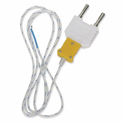 GRAINGER 4JPL6 Bead Temp Probe Type K -22 to 572 F