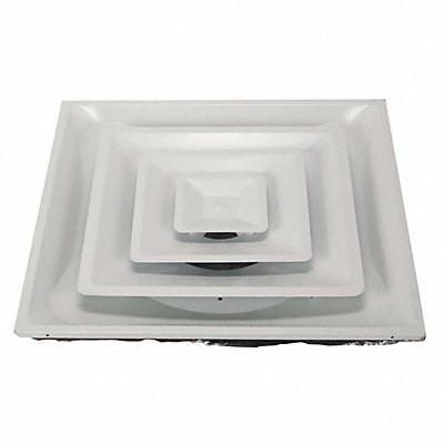 GRAINGER 4JRL3 Diffuser Sq Ceiling 3Cone w/Insul 6-12