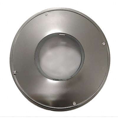 GRAINGER 4JRN2 Snap On Collar Round Galvanised Steel