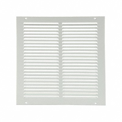 GRAINGER 4JRR8 Return Air Grille 12x12 White