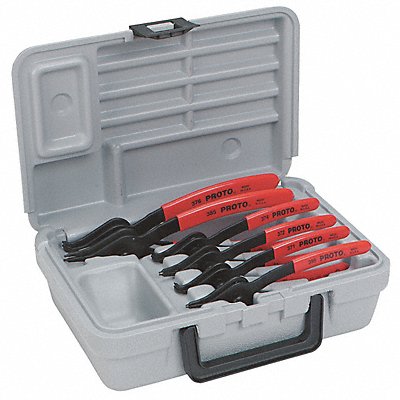 PROTO J360A Retaining Ring Plier Set 0 90 Deg 6 pc