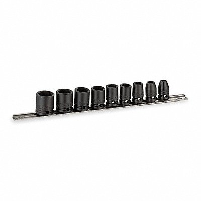 PROTO J72102 Impact Socket Set Steel Black Oxide 1/4 to 3/4 in