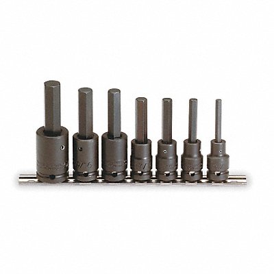 PROTO J74152 Impact Socket Set Steel Black Oxide 1/4 to 5/8 in