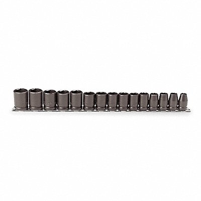 PROTO J74204 Impact Socket Set Steel Black Oxide 10 to 24 mm