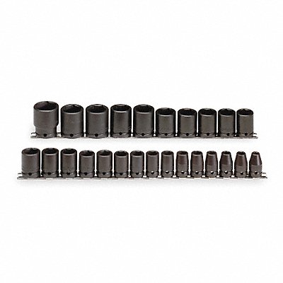 PROTO J74206 Impact Socket Set Steel Black Oxide 8 to 36 mm