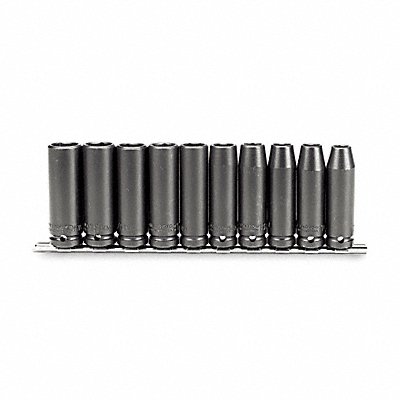 PROTO J74212 Impact Socket Set Steel Black Oxide 10 to 17 mm