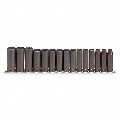 PROTO J74214 Impact Socket Set Steel Black Oxide 10 to 24 mm