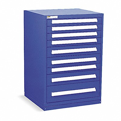 VIDMAR RP2106AFTKADB Modular Drawer Cabinet 44 x30 x28 Dark Blue 9Drwr