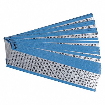 BRADY AF133PK Wire Marker Preprintd Self-Adhesive PK25