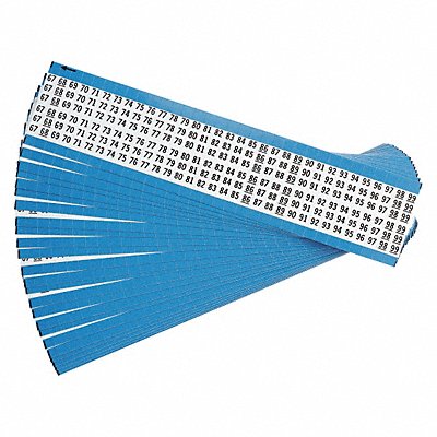 BRADY WM6799PK Wire Marker Repositional Printed Self Adhesive PK25