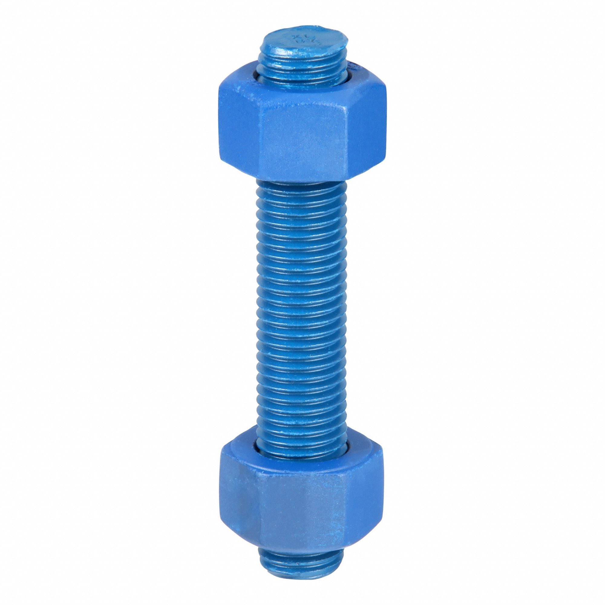 USA FASTENER B716 Fully Threaded Stud PTFE Stl 1 -8 Cr 6 2A 4PK