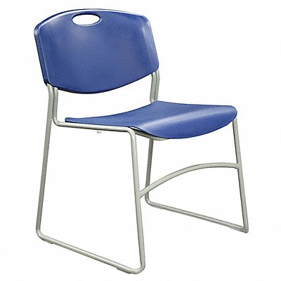 GRAINGER 4KK09 Chair Stackable Blue