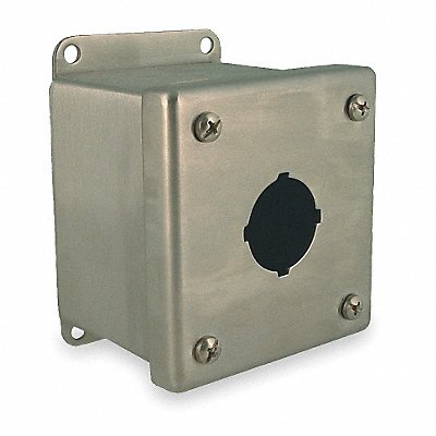 WIEGMANN PBSS1 Push Button Enclosure 30mm 1Hole 304SS