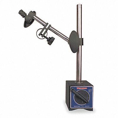 WESTWARD 4KU72 Magnetic V-Base 85 Lb Fine Adjustment