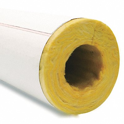 OWENS CORNING 722570 Pipe Insulation ID 2-1/8 Wall Thick 1