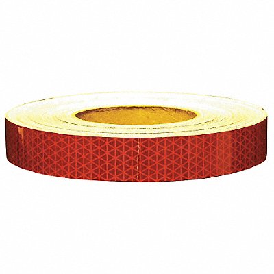 ORALITE 18709 Reflective Tape W 1 In L 50 Yd Red