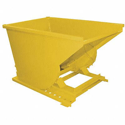 GRAINGER 15077Yellow Self Dumping Hopper Yellow 6 000 lb