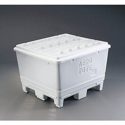 REMCO 6922 Lid Tote Tub White Polyethylene 41.2 in