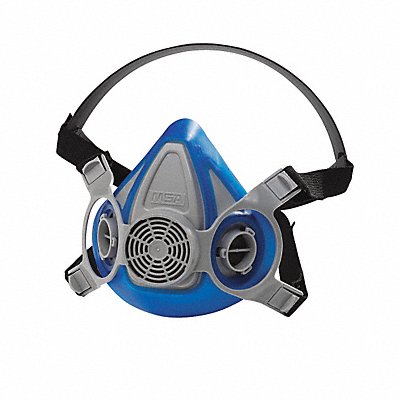 MSA 4LR404LN08 Half Mask Respirator Kit M Blue
