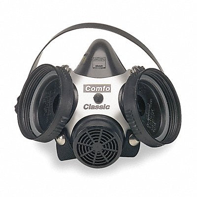 MSA 808074 Half Mask Respirator Hycar Rubber Black