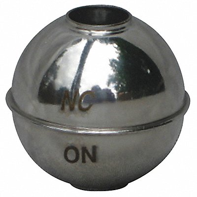 NAUGATUCK GR800S Tubed Magnetic Float Ball Round SS 2 In