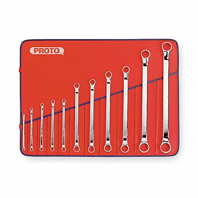 PROTO J1100SM Box End Wrench Set Fll Plsh Offset Metrc