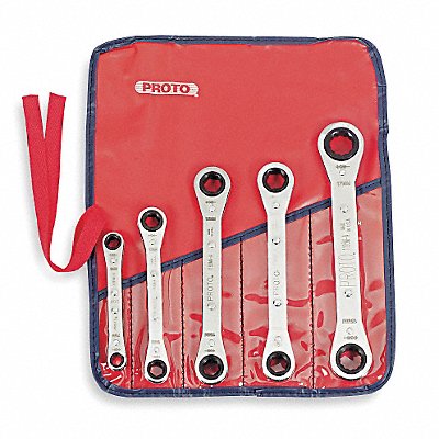 PROTO J1190MA Box End Wrench Set Fll Plsh Standard Metrc
