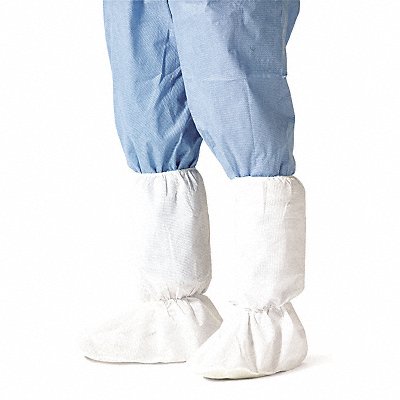 DUPONT PE444SWHLG010000 D2226 BootCovers PE Coated Spun PP Wht L PK100
