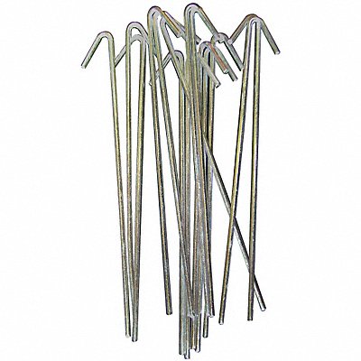 GRAINGER 4LVH6 Chain Link Ties Aluminum 8-1/4 InH PK100