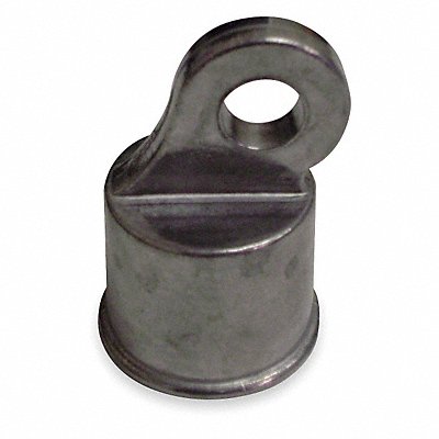 GRAINGER 4LVJ5 Rail End Cup Aluminum 1-5/8 Dia.
