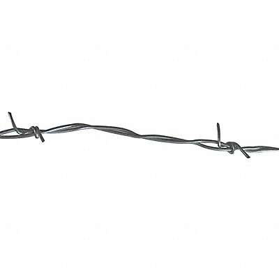 GRAINGER 4LVP4 Barbed Wire 4 Barbed Pt. 15-1/2 ga.