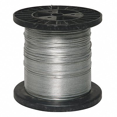 GRAINGER 4LVR1 Electric Fence Wire 17 Ga 1320 Ft Steel