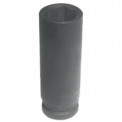 WESTWARD 4LXK9 Impact Socket Steel Black Oxide 24 mm