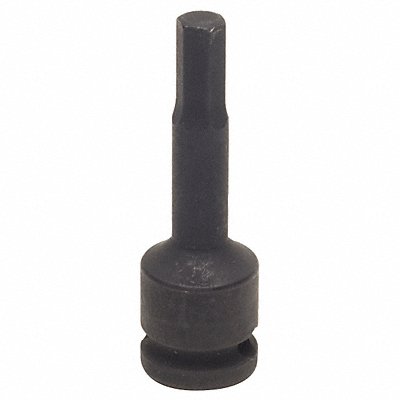 WESTWARD 4LZC3 Impact Socket Bit St Steel Black Oxide H3/8