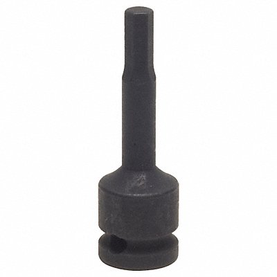 WESTWARD 4LZD5 Impact Socket Bit St Steel Black Oxide H8