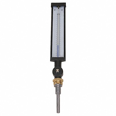 GRAINGER 4PRT3 Industrial Thermometer 30 to 240 F