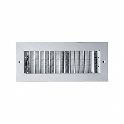 GRAINGER 4MJK2 Sidewall/Ceiling Register 1-Way