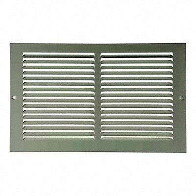 GRAINGER 4MJR1 Return Air Grille 8x14 White