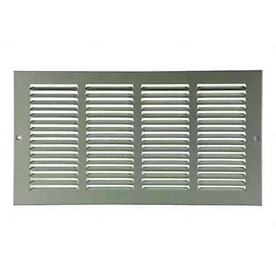 GRAINGER 4MJR3 Return Air Grille 9-3/4 Hx17-3/4 W White
