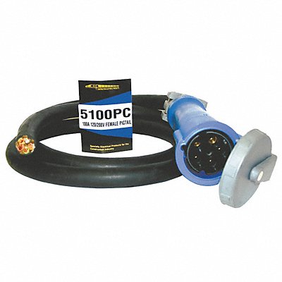 SOUTHWIRE 5100PC Power Cord Female Pin/Sleeve 5P 5 Wire