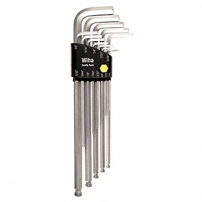 WIHA 36998 Hex Key Set L 2 27/32 in to 8 27/32 in