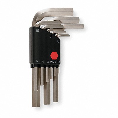WIHA 35191 Hex Key Set L 1 21/32 in to 6 15/16 in